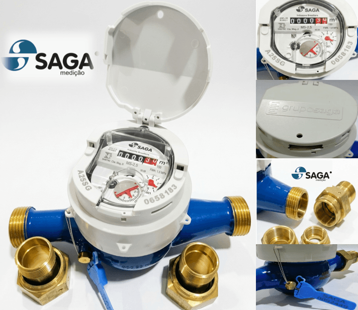 Medidor de agua SAGA