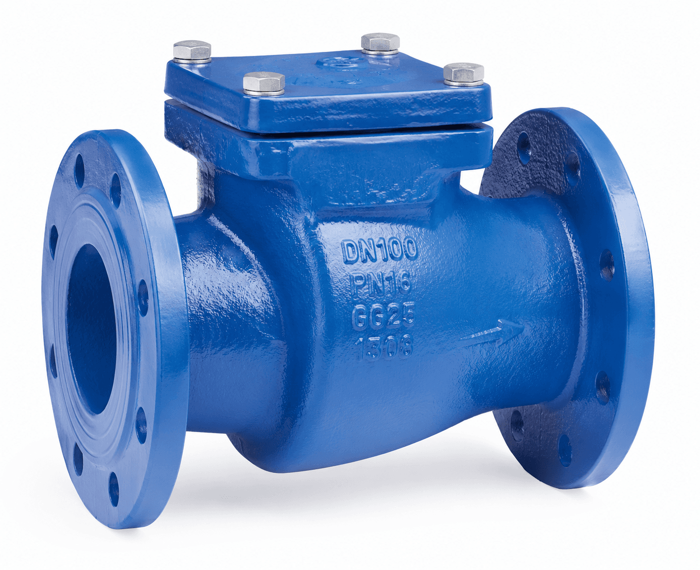valvula check horiz f.f. swing B-B clapeta a 90 grados